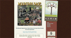 Desktop Screenshot of mountainsagemusic.org