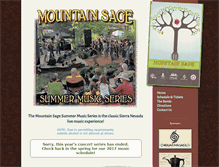 Tablet Screenshot of mountainsagemusic.org